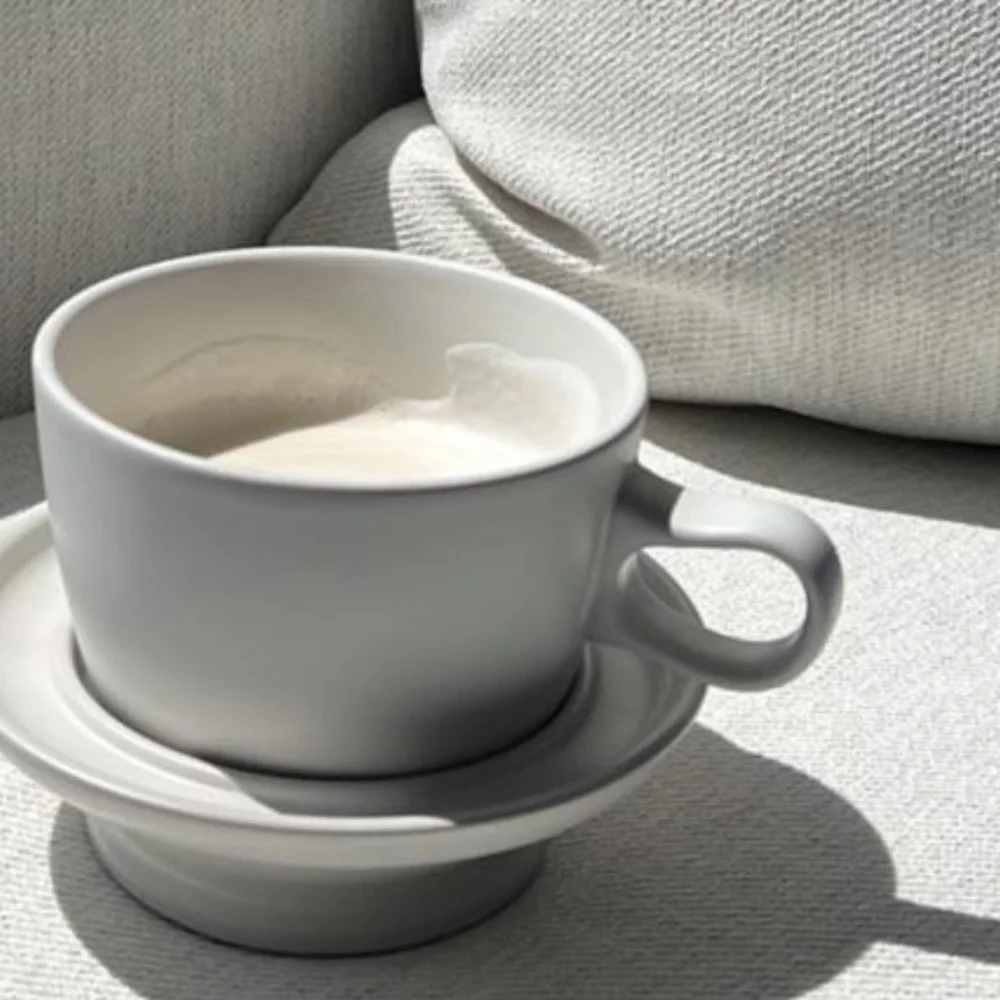 New! Crate&Barrel Ceramics Cup and Saucer LIMITED Collection